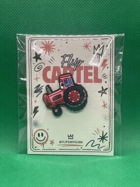Disney Pixar Cars Tractor Cow PVC Rubber Hat Pin Collectible